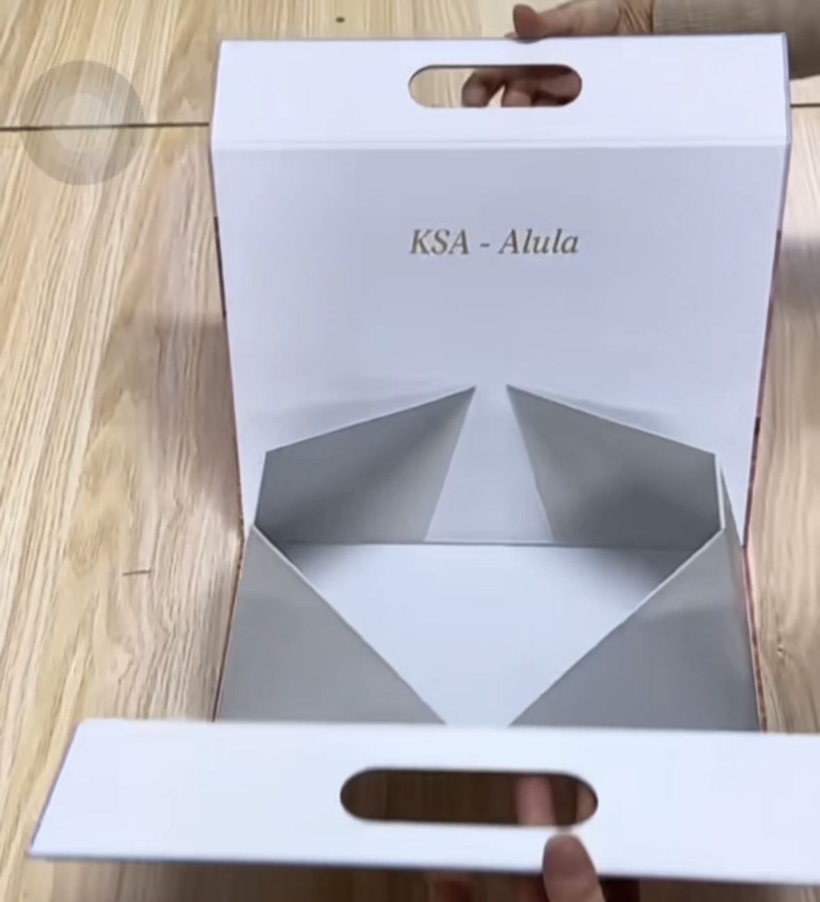 Eén aanraakvorming van draagbare parfum geschenkdoos