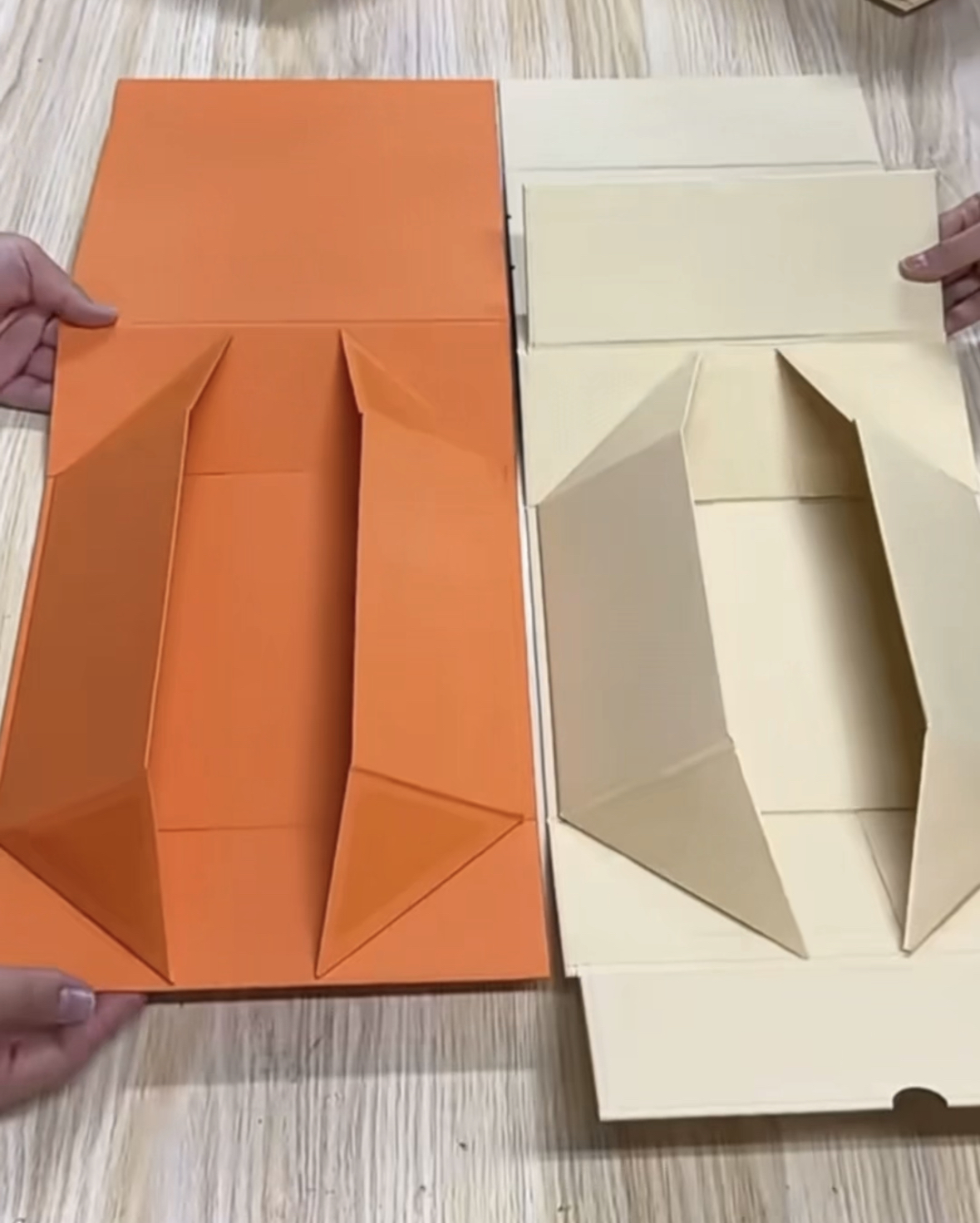 Recyclebare vouwdoos uit één stuk zonder magnetische zuiging, gevormd in 10 seconden