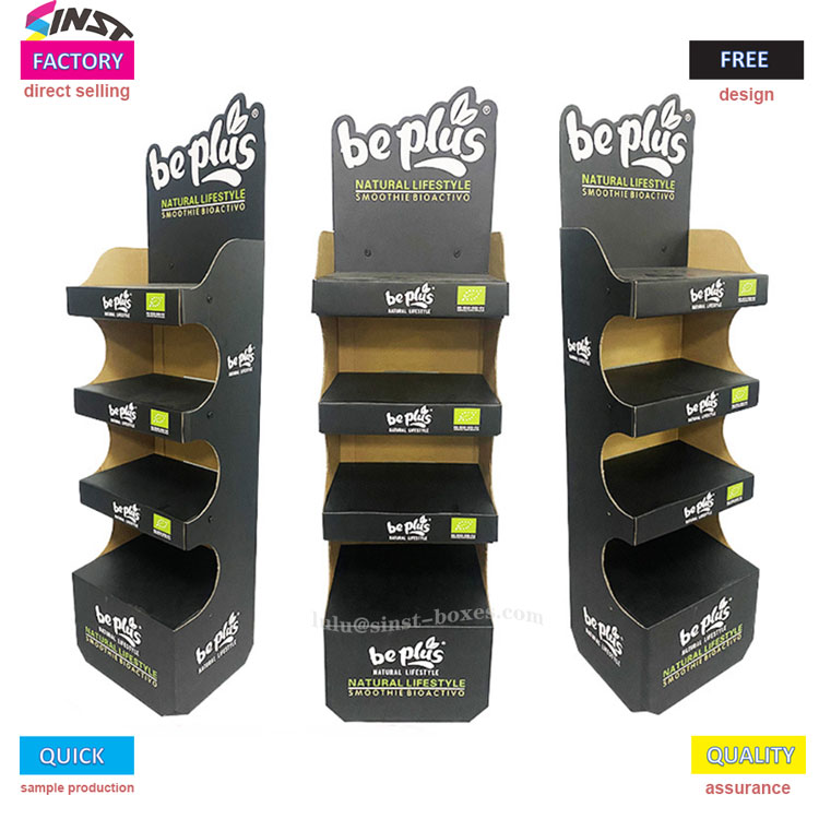 Laat shampoo glanzen op het Shampoo golfkarton displayrek