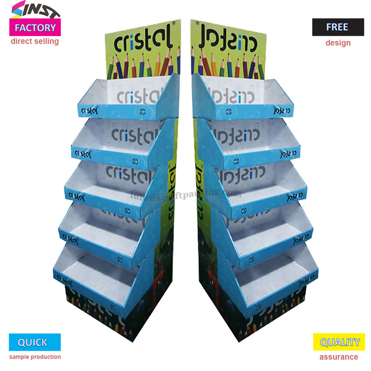 Is er geen hoogtepunt in de weergave van gekleurde pennen? Deze gekleurde pennenstandaard trekt in één oogopslag de aandacht van klanten!