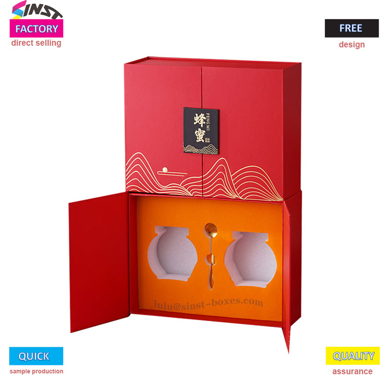 Hoe kies je een verpakking voor voedende producten die waardig is? Is deze multifunctionele honinggeschenkdoos niet geurig?