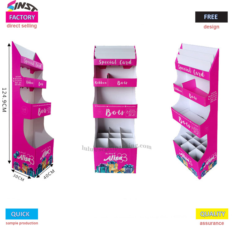 Blind Box Toy Cardboard Display Rack