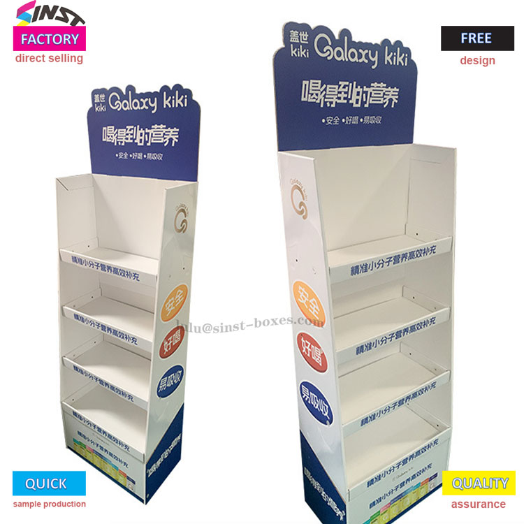 displayrek voor voedingsdranken