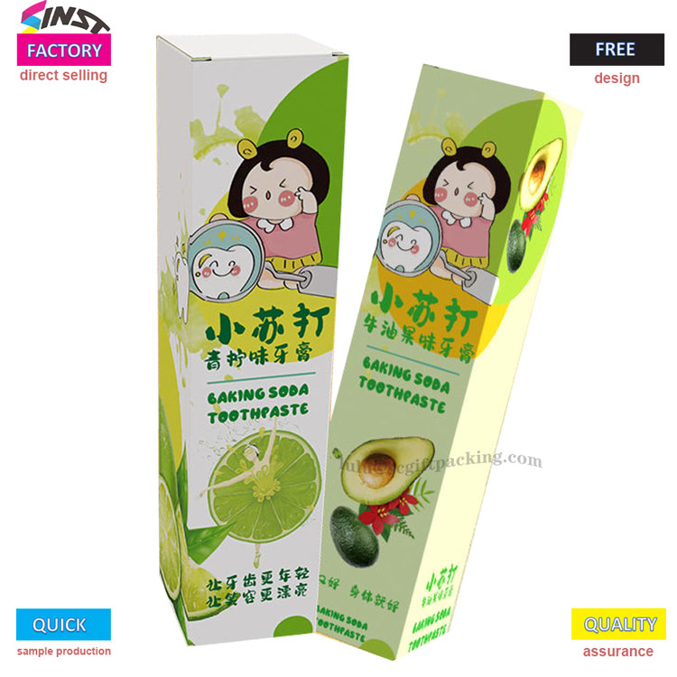 Whitening tandpasta verpakkingsdoos